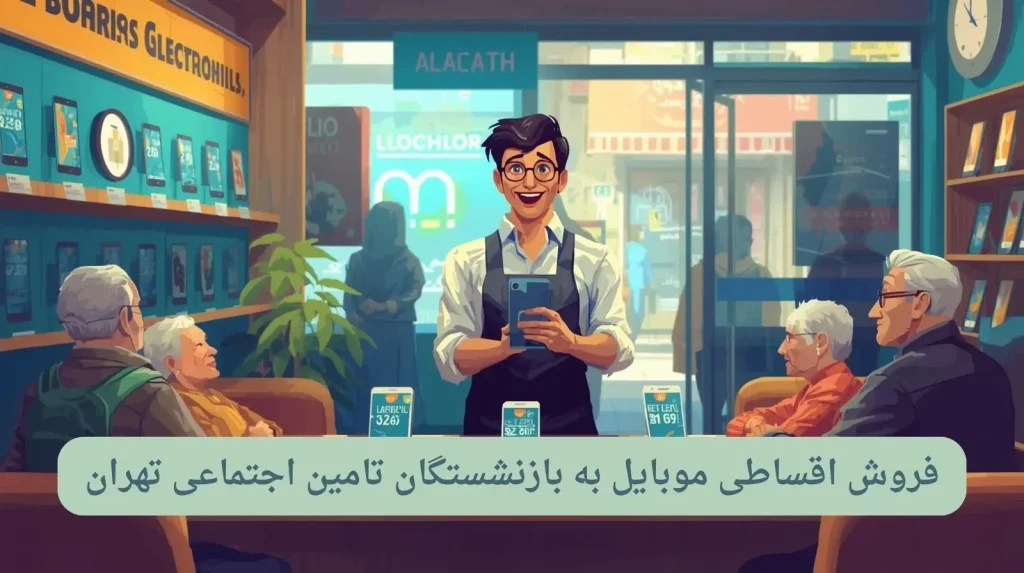 فروش اقساطی موبایل به بازنشستگان تامین اجتماعی تهران