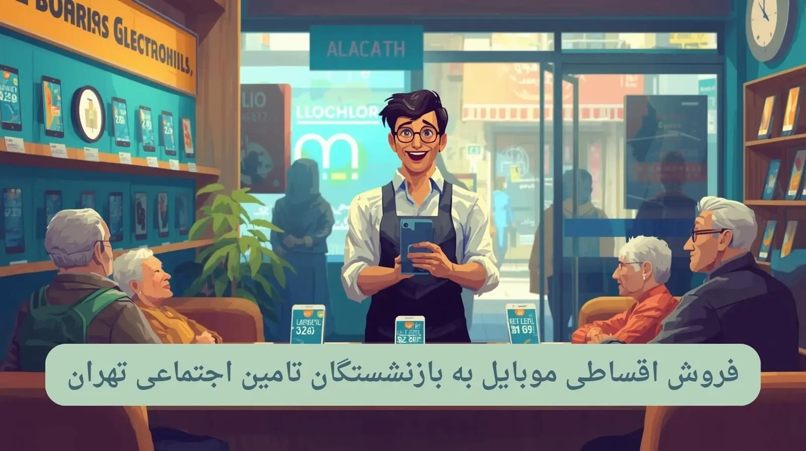فروش اقساطی موبایل به بازنشستگان تامین اجتماعی تهران
