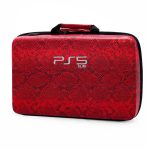 خرید کیف چرمی PS5 Slim رنگ قرمز